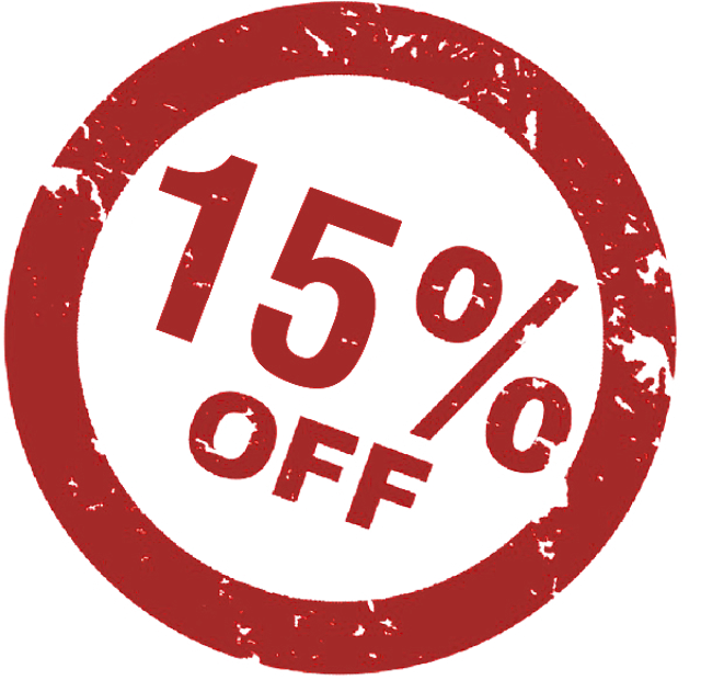 -15% OFF when you buy 2 or more