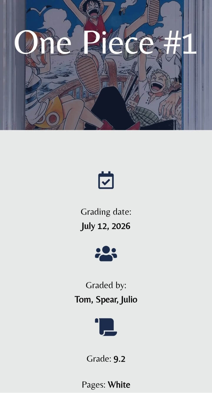 One Piece volume 1 Italy First print