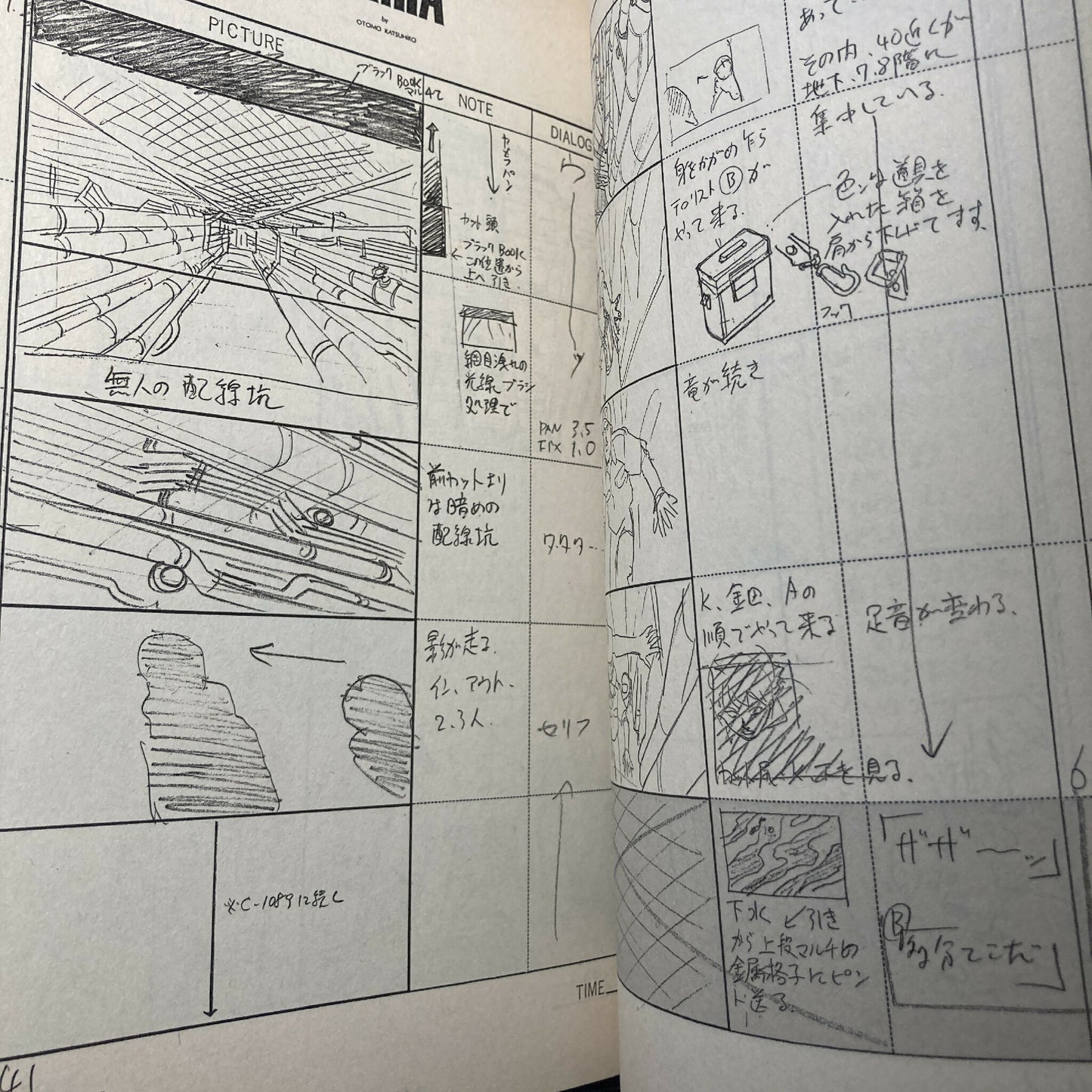 AKIRA ストーリーボード ブック 1 大友克洋