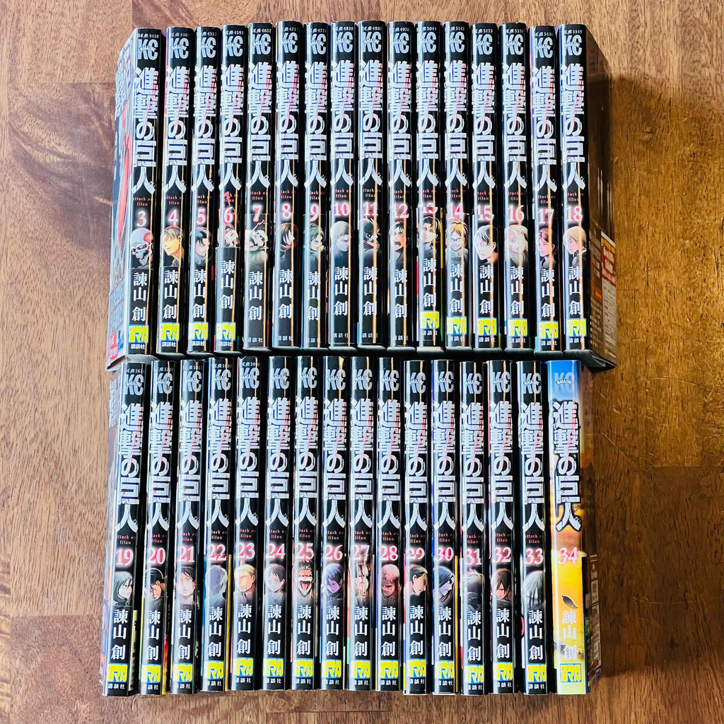 Attack on Titan - Volume 03 ~ 34 /w Obi ~「Wish Reserved」