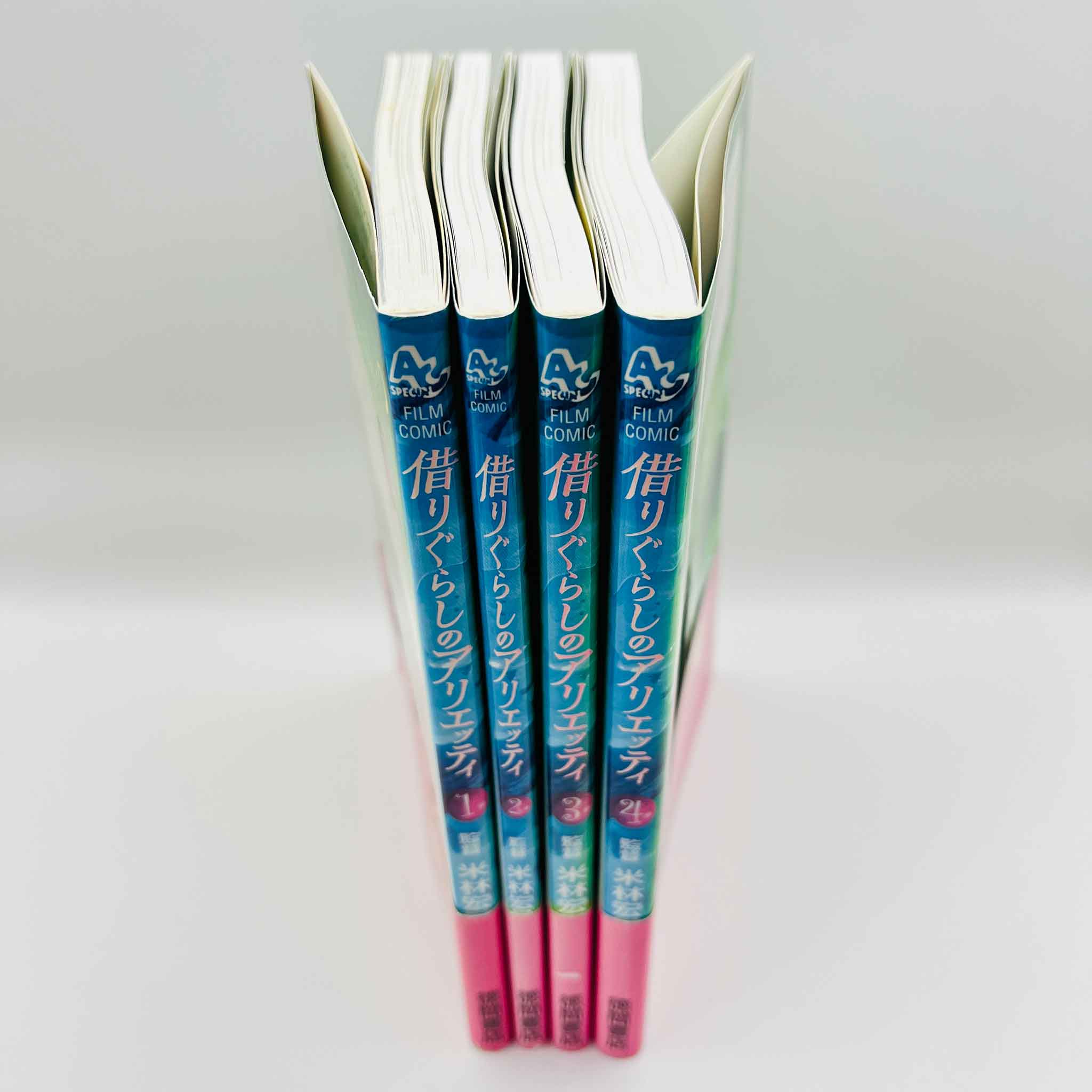 The Secret World of Arrietty (Ghibli Anime Comics) - Complete Set /w Obi