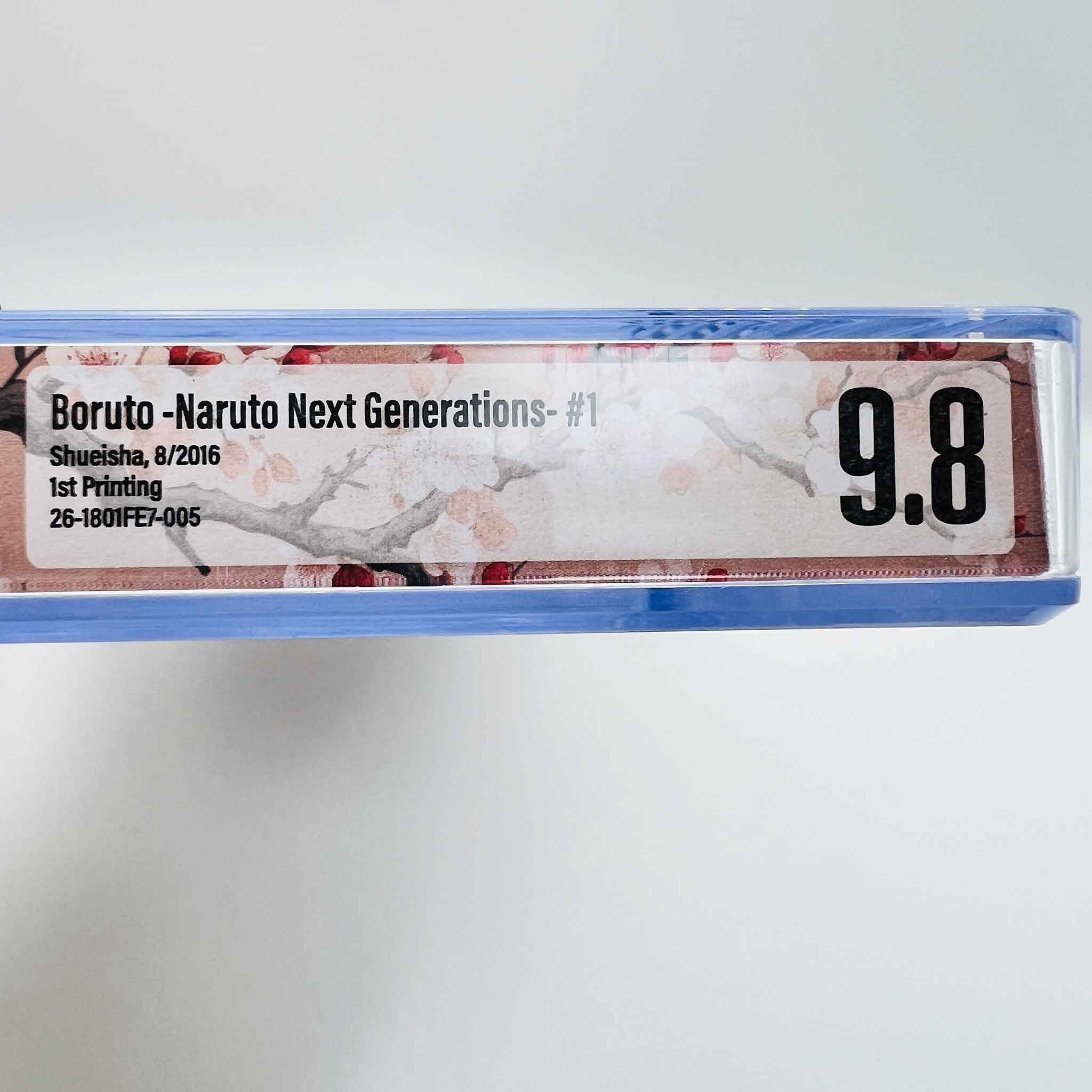 BGS 9.8 - Boruto Naruto Next Generations Volume 01 /w Obi