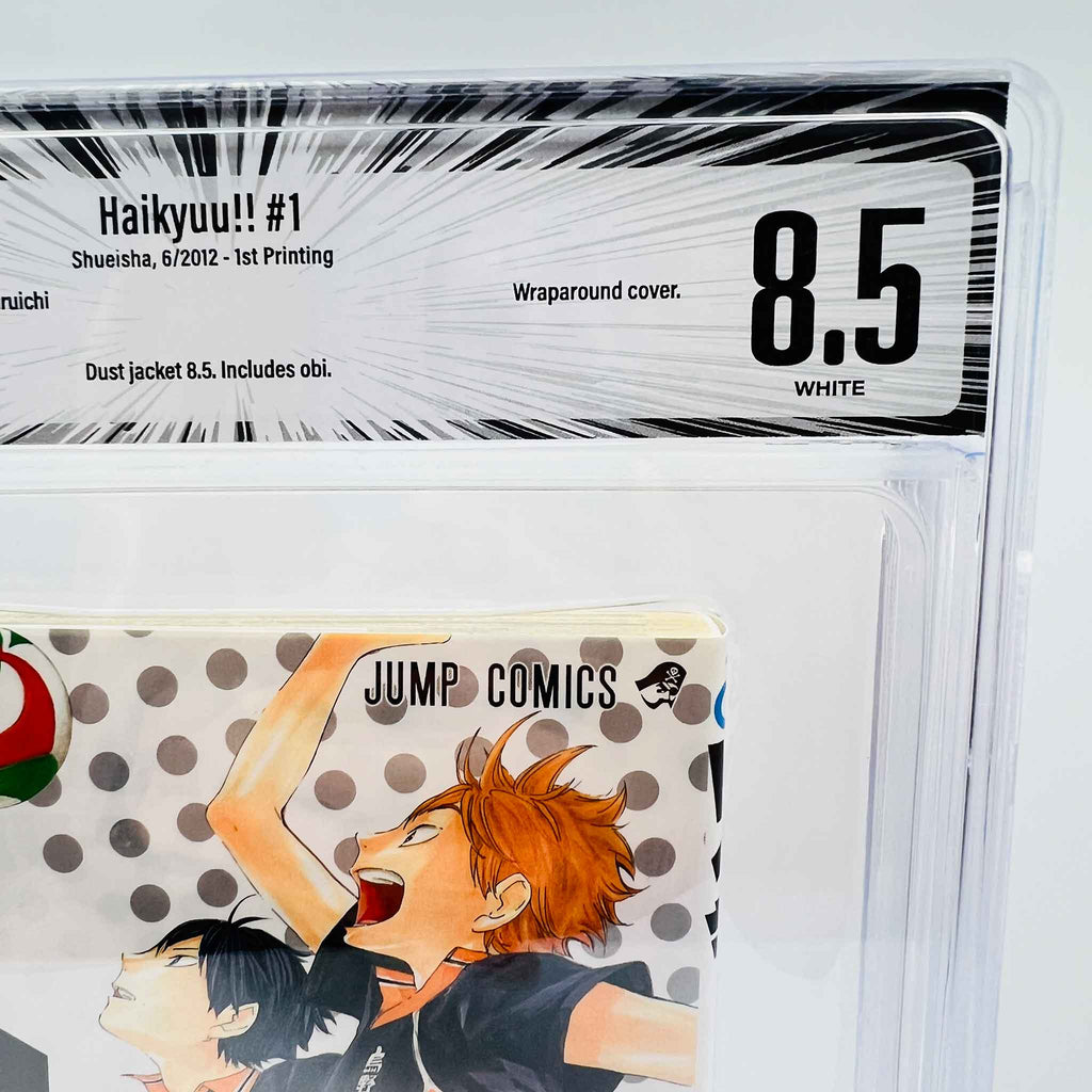 BGS 8.5 - Haikyu Volume 01 /w Obi