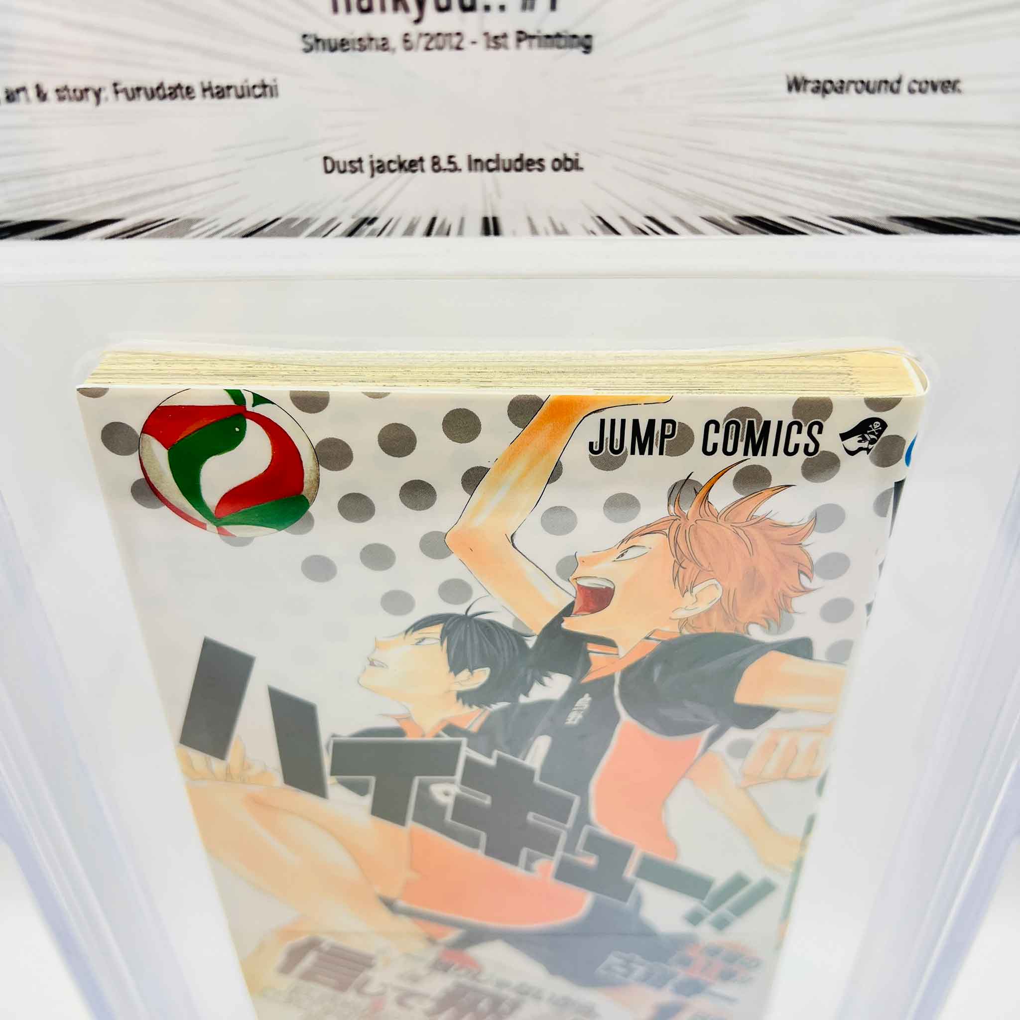 BGS 8.5 - Haikyu Volume 01 /w Obi