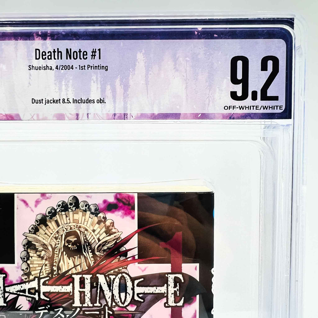 BGS 9.2 - Death Note Volume 01 /w Obi (SKU G-DN-01-004) - 2