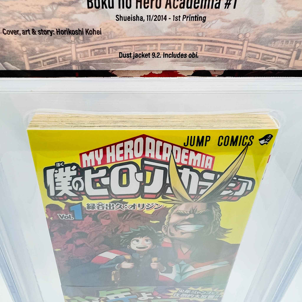 BGS 9.4 - My Hero Academia Volume 01 /w Obi