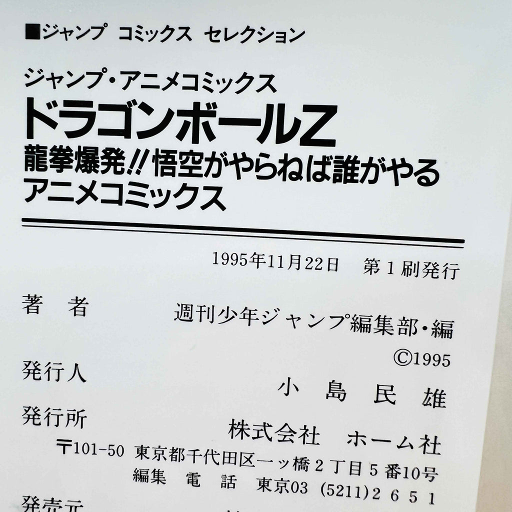 Dragon Ball Z Wrath of the Dragon - Tapion - Movie 13 (Jump Anime Comics)