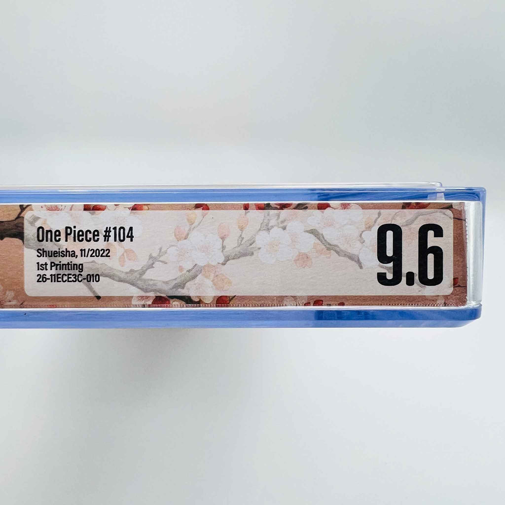 BGS 9.6 - One Piece Volume 104 /w Obi