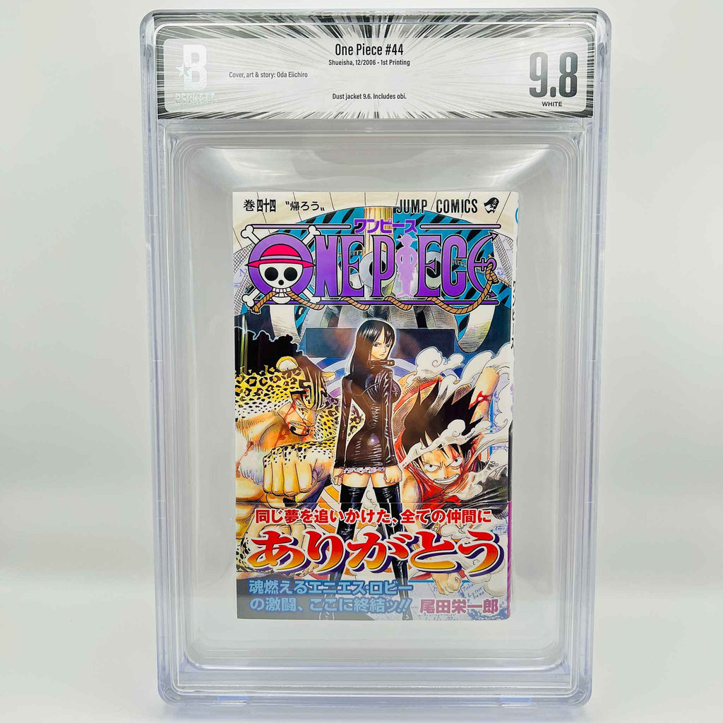 BGS 9.8 - One Piece Volume 44 /w Obi