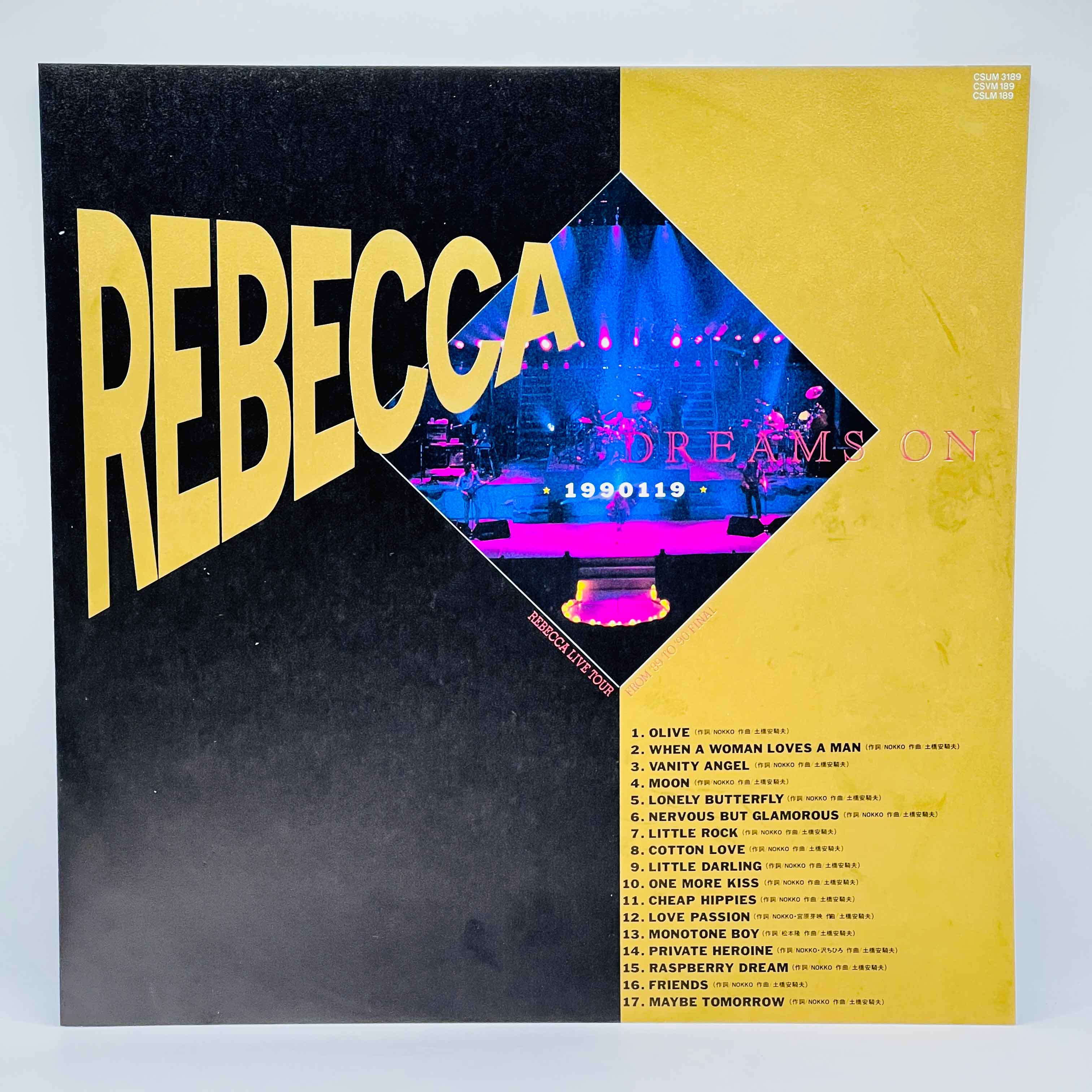 Rebecca: Dreams On 1990119 (City Pop) /w Obi