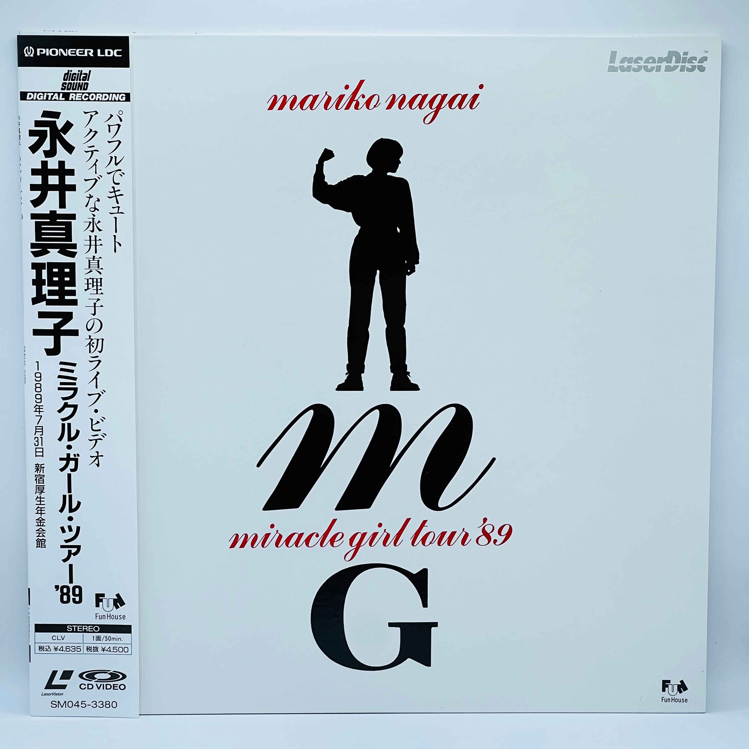 Mariko Nagai: Miracle Girl Tour '89 (City Pop) /w Obi