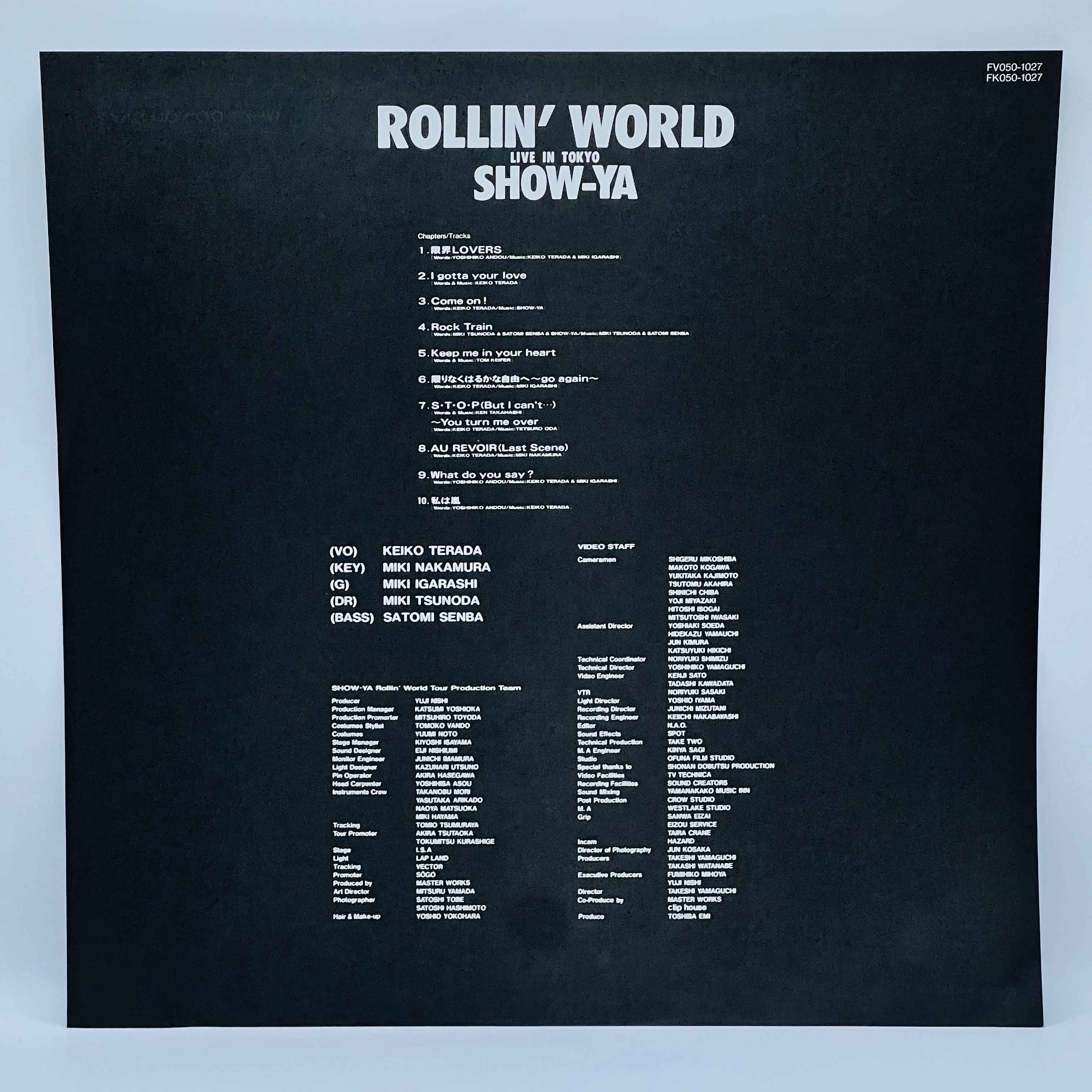 Show-Ya: Rollin' World /w Obi