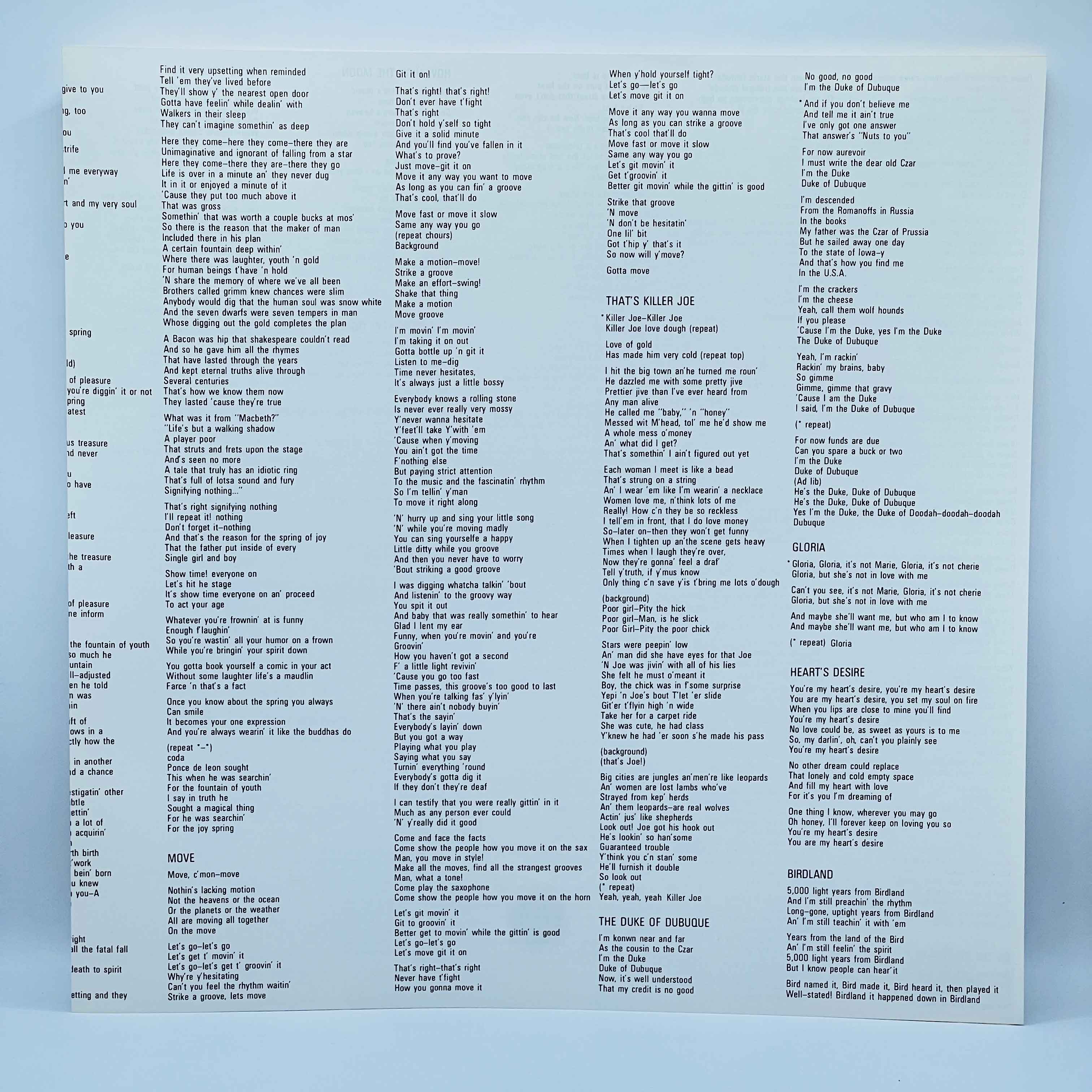 Manhattan Transfer: Vocalese Live 1986 /w Obi