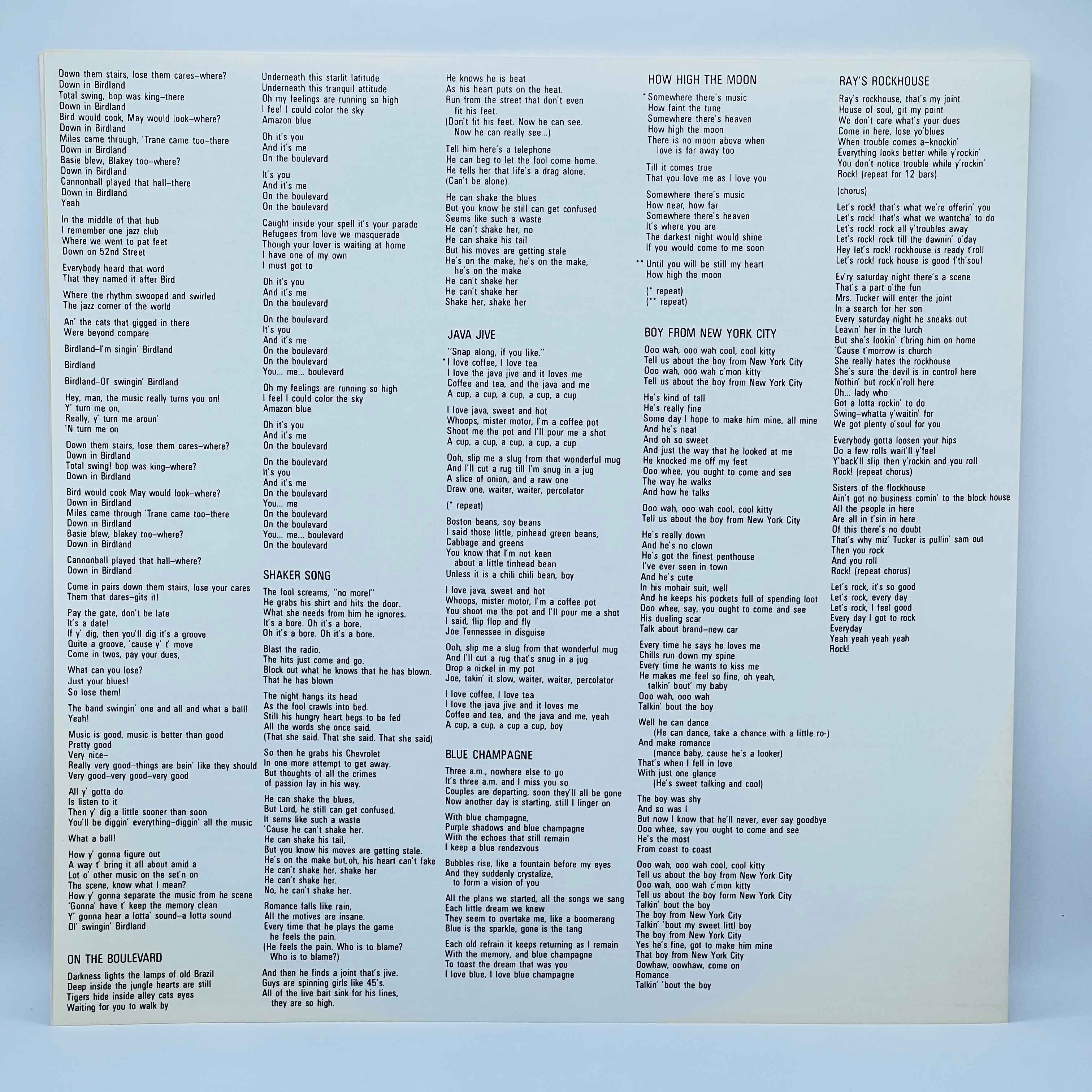 Manhattan Transfer: Vocalese Live 1986 /w Obi