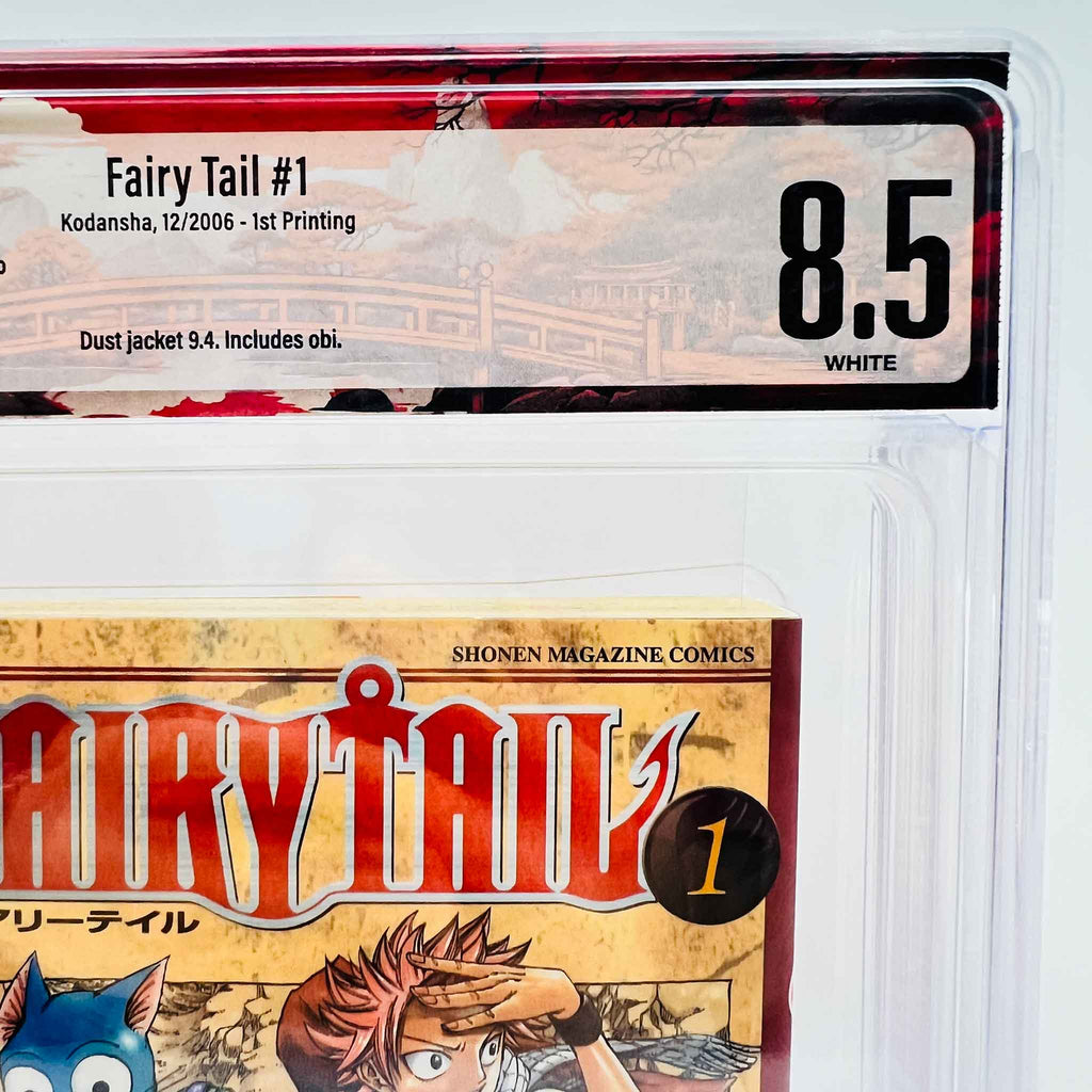 BGS 8.5 - Fairy Tail Volume 01 /w Obi