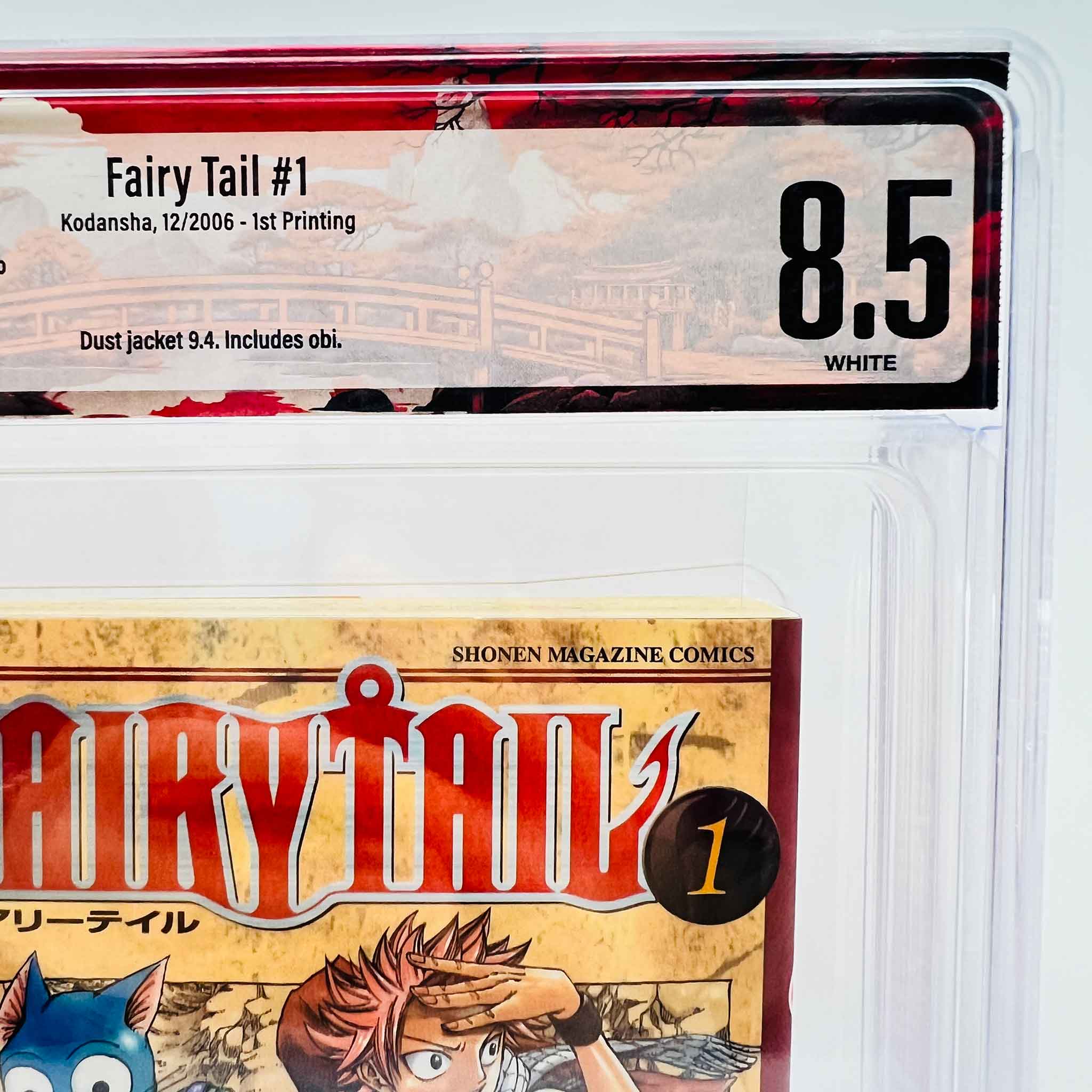 BGS 8.5 - Fairy Tail Volume 01 /w Obi
