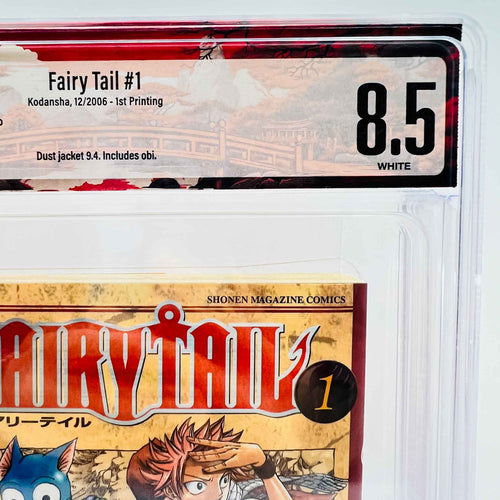 BGS 8.5 - Fairy Tail Volume 01 /w Obi