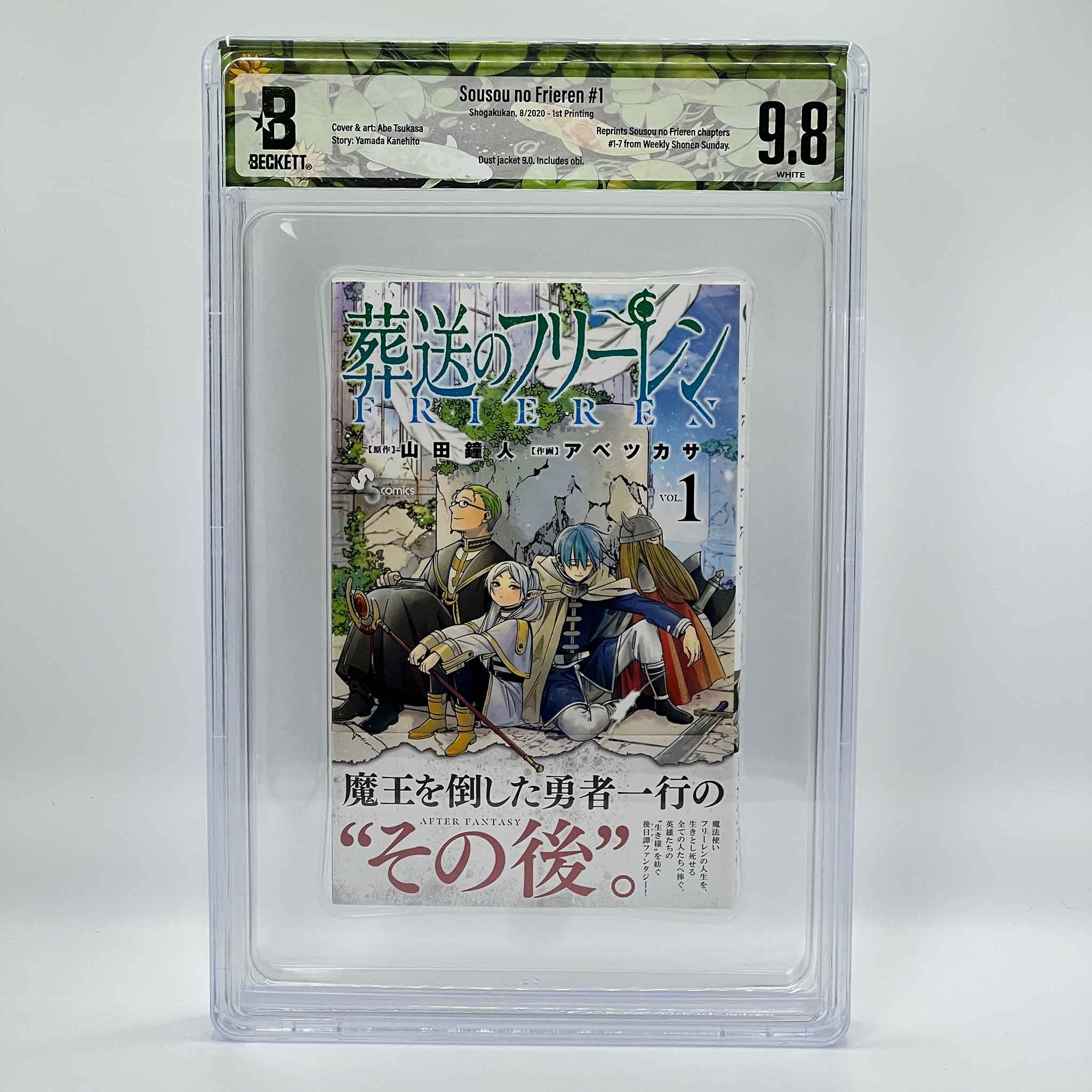 BGS 9.8 - Frieren Beyond Journey's End Volume 01 /w Obi