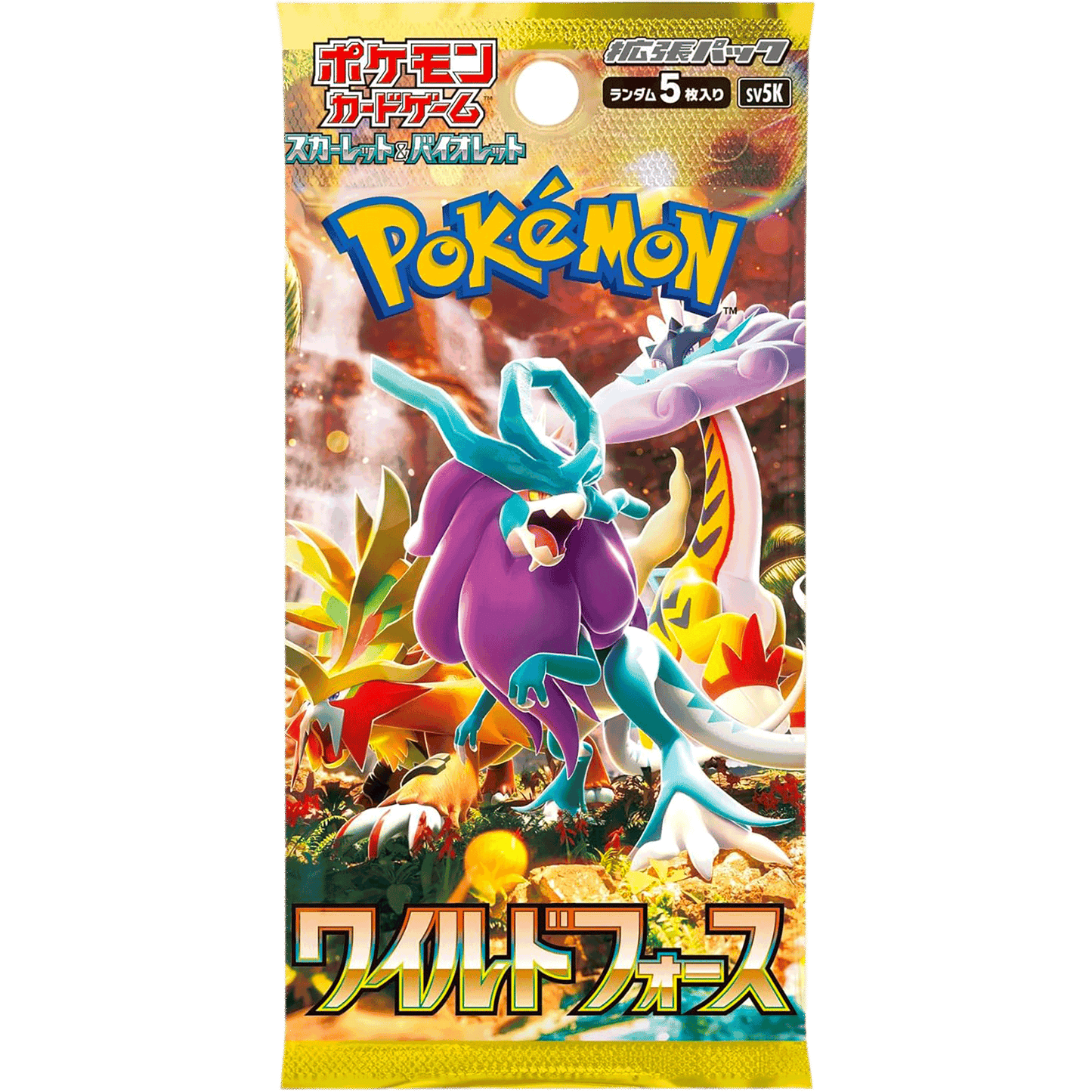 Pokemon Card Game Scarlet & Violet - Expansion Pack - Wild Force [SV5K]